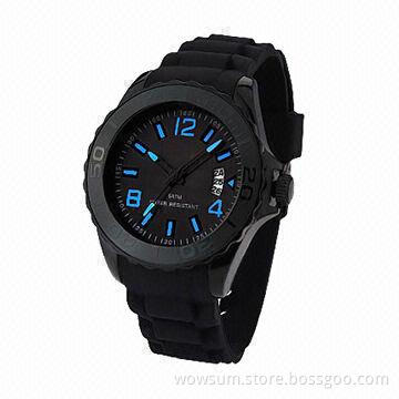 2014 Hot Sale Fashion Silicone Watch, Passed RoHS and CE/Quartz Movement